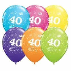5 Ballons Chiffres 40