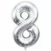 Ballon Chiffre 8 Argent 100 Cm -J. Valentine Catalog Soldes ballon chiffre 8 argent 100 cm