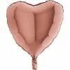 Ballon Mylar Coeur Rose Gold 18"