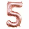 Ballon Mylar Chiffre 5 Rose Gold 40cm -J. Valentine Catalog Soldes ballon mylar chiffre 5 or rose 40cm