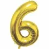 Ballon Mylar Chiffre 6 Or 40cm -J. Valentine Catalog Soldes ballon mylar chiffre 6 or 40cm