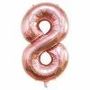 Ballon Mylar Chiffre 8 Rose Gold 40cm -J. Valentine Catalog Soldes ballon mylar chiffre 8 or rose 40cm