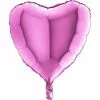 Ballon Mylar Coeur Fushia 18" -J. Valentine Catalog Soldes ballon mylar coeur fushia