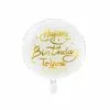 Ballon Mylar Happy Birthday Blanc Et Doré -J. Valentine Catalog Soldes ballon mylar happy birthday blanc et dore
