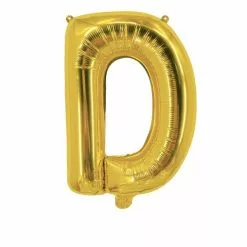 Ballon Mylar Lettre D Or 100cm