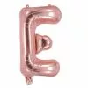 Ballon Mylar Lettre E Rose Gold 100cm