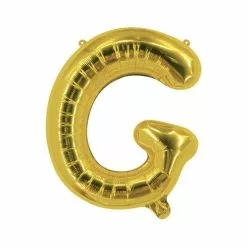 Ballon Mylar Lettre G Or 40cm
