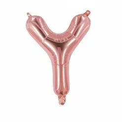 Ballon Mylar Lettre Y Rose Gold 100cm