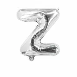 Ballon Mylar Lettre Z Argent 100cm