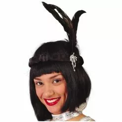 Bandeau Années Folles Noir Et Argent