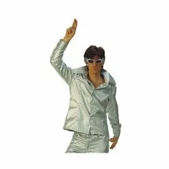 Chemise Disco Argentée