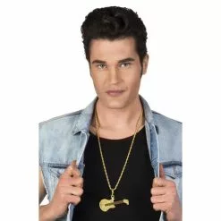 Collier Guitare Dorée
