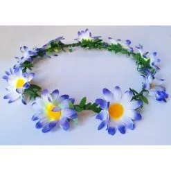 Couronne Marguerites Bleues