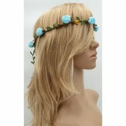 Couronne De Roses Bleu Ciel