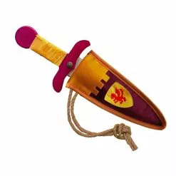 Dague En Bois Camelot Avec Fourreau