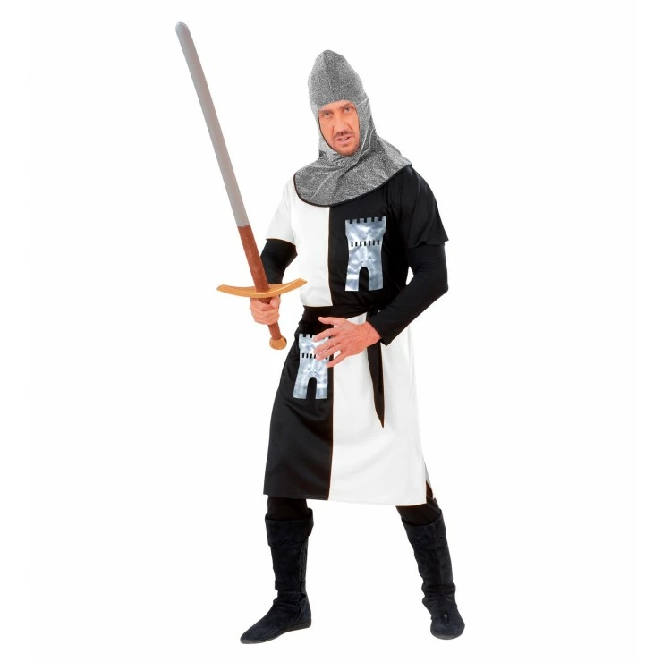 Déguisement Chevalier Du Moyen-âge Blanc Adulte 4 Déguisement Chevalier Du Moyen-âge Blanc Adulte – Image 2