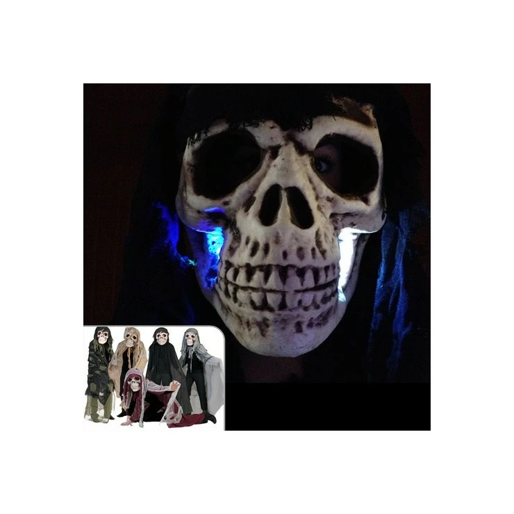 Costume Giant Led Skull + Cape 3 Costume Giant Led Skull + Cape