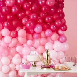 Kit Mur De Ballons Rose Ombré