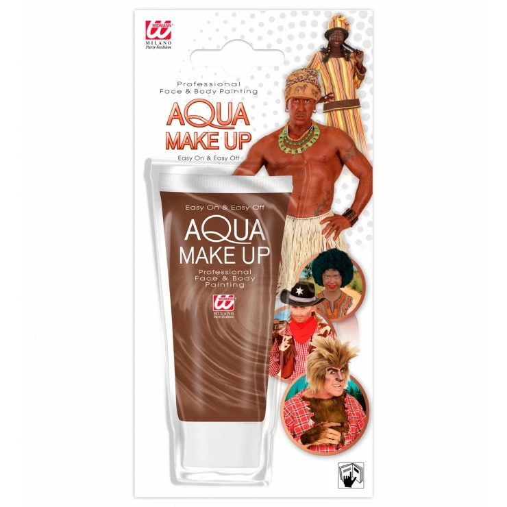 Maquillage À L'eau Marron 3 Maquillage À L'eau Marron