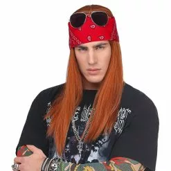 Perruque Axel Avec Bandana Et Lunettes