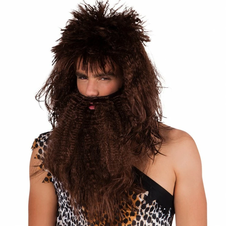 Perruque Et Barbe Homme Des Cavernes 3 Perruque Et Barbe Homme Des Cavernes