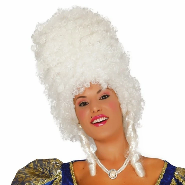 Perruque Marie-Antoinette Blanche 3 Perruque Marie-Antoinette Blanche