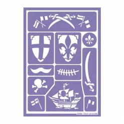 Pochoirs Chevalier Et Pirate