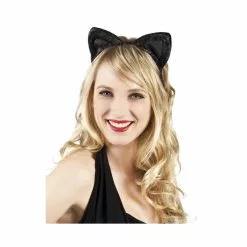 Serre-tête Chat Noir Pailleté