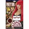 Set Party Girl Rouge -J. Valentine Catalog Soldes set party girl rouge